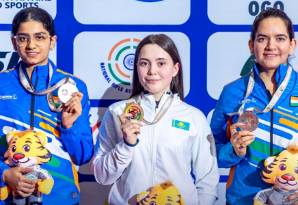 ​ШЫМКЕНТТІК МЕРГЕН АЗИЯ ЧЕМПИОНАТЫНДА РЕКОРД ОРНАТТЫ