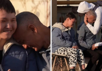 Қара бетперде киген жігіт эпилепсиямен ауыратын қызы бар жалғызбасты әкеге үй сыйлады