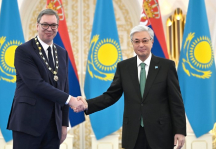 Мемлекет басшысы Сербия Президентін «Алтын Қыран» орденімен марапаттады