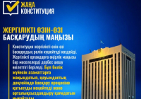 Жергілікті өзін-өзі басқарудың маңызы 