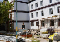 ТҮРКІСТАН: Қазығұрттағы әлеуметтік нысандар жөнделіп жатыр