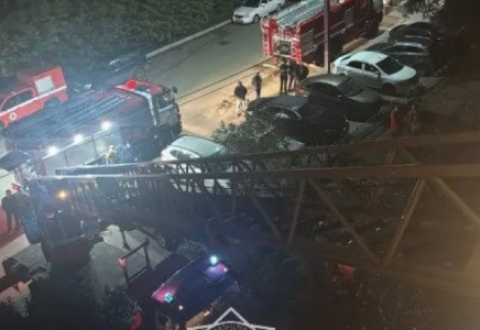 Петропавлда бес қабатты үй өртенді