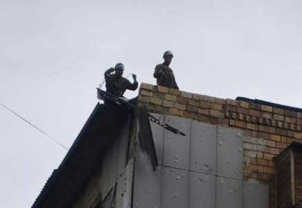 Қарағанды облысында дүлей дауыл бірнеше үйдің шатырын ұшырып кетті