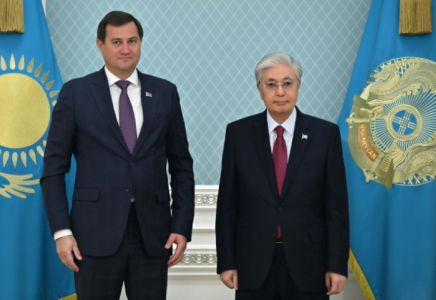 Мемлекет басшысы Беларусь сыртқы істер министрі Максим Рыженковты қабылдады