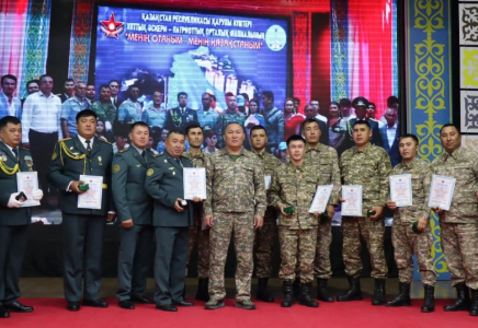 ТҮРКІСТАН: Әскери батальонның 5 жылдығы аталып өтті 