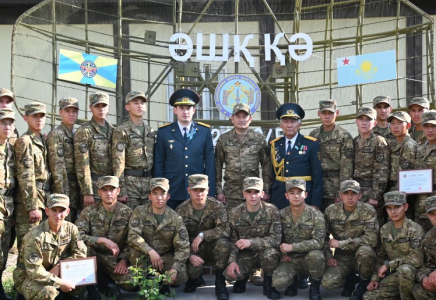 ​Шымкенттегі әуе шабуылына қарсы қорғаныс бригадасында тағылымды кездесу өтті