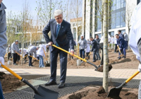 Мемлекет басшысы «Таза Қазақстан» республикалық экологиялық акциясына қатысты