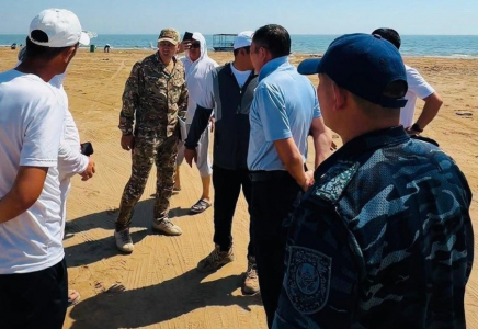 «ТАЗА ҚАЗАҚСТАН»: «Шардара» су қоймасының жағалауына бақылау жүргізілді