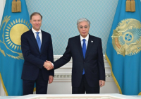 Мемлекет басшысы Ресей Федерациясы Үкіметі Төрағасының бірінші орынбасарын қабылдады