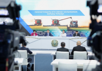 Аумағы 12 млн гектардан асатын бидай алқаптары жиналды