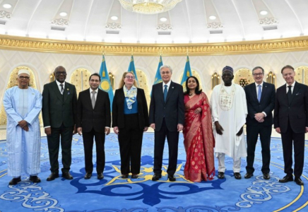 Қасым-Жомарт Тоқаев сегіз мемлекеттің елшілерінен сенім грамоталарын қабылдады