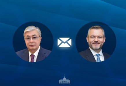 Мемлекет басшысы Словакия Республикасының Президентіне құттықтау жеделхатын жолдады