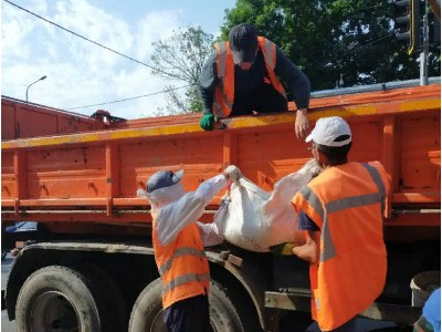 ШЫМКЕНТ: Еңбекші ауданында тазалық жұмыстары жүргізілді