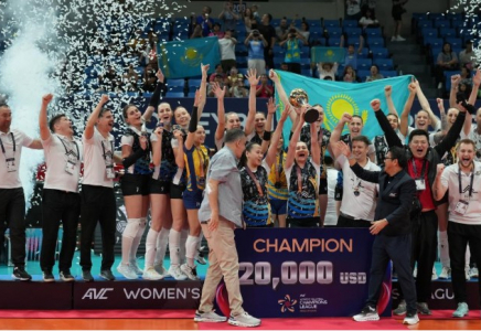 «Жетісу» волейболшы қыздары Азияның клубтық Чемпиондар лигасындағы тұңғыш алтын медалін иеленді