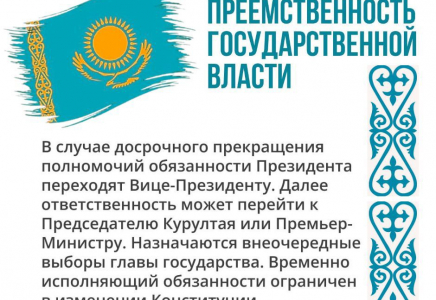 ​ПРЕЕМСТВЕННОСТЬ ГОСУДАРСТВЕННОЙ ВЛАСТИ — ГАРАНТИЯ СТАБИЛЬНОСТИ СТРАНЫ