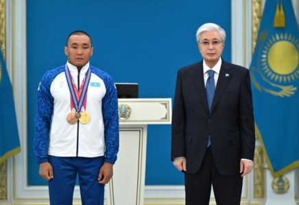 Мемлекет басшысы ХІV Қысқы Паралимпиада ойындарының чемпионы Ербол Хамитовты марапаттады