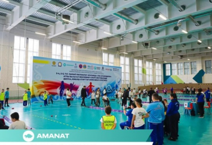 Ерекше балалар жарыс алаңына шықты