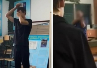 Алматыдағы колледжде мұғалім студенттің басына нысана қойып, оқ атқан (видео)