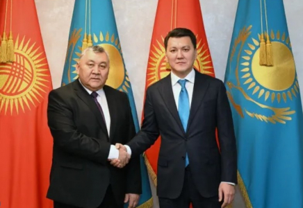 Ерлан Қарин Қырғыз Республикасының мемлекеттік хатшысымен кездесті