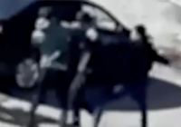 Астанада жасөспірім көлікпен мектеп аумағына кіріп, төбелес шығарған - видео