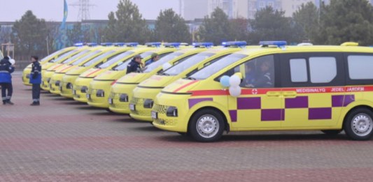 ​ШЫМКЕНТ: ЖЕДЕЛ ЖӘРДЕМ ҚЫЗМЕТІНЕ 30 ЖАҢА АВТОКӨЛІК ТАБЫСТАЛДЫ
