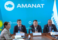 ТҮРКІСТАН: «Аманаттық» депутаттар өңірлік даму бойынша есеп берді