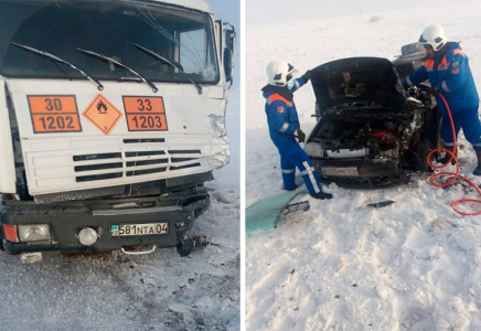 «Самара-Шымкент» тасжолындағы жол апатынан 4 адам мерт болды  