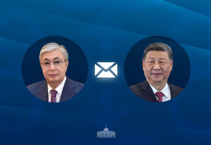 Мемлекет басшысы ҚХР Төрағасына құттықтау жеделхатын жолдады