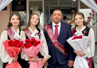 ТҮРКІСТАН: Бір мектепте оқыған үшем үлкен өмірге қадам басты