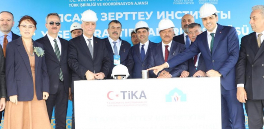 ​Түркістанда Ясауи ғылыми-зерттеу институты ғимаратының капсуласы салынды