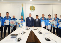 Түркістан облысының әкімі Азия чемпиондарына құрмет көрсетті