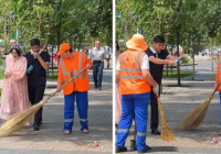 "Әзіл емес, қорлау": Желіде блогерлердің көше тазалаушыларды кемсіткен видеосы қызу талқыға түсті