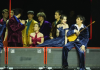 Түркістан театрының «МузАРТ» қойылымы Республика сарайында сахналанды