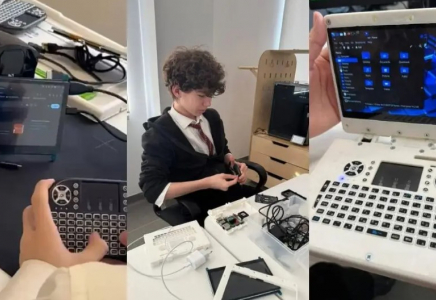 Астанада мектеп оқушысы шағын ноутбук құрастырып шығарды