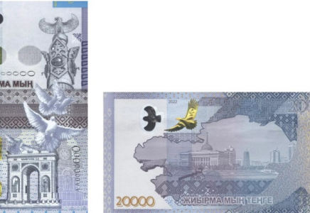 Номиналдық құны 20 000 теңгелік жаңа банкнот айналымға шығады