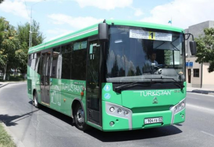 ТҮРКІСТАН: 21 наурыз күні бірнеше қоғамдық көлік жаңа атшабар арқылы жүреді