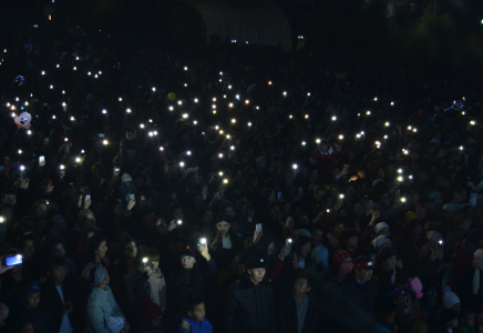 Түркістанда қала күніне орай гала-концерт өтті