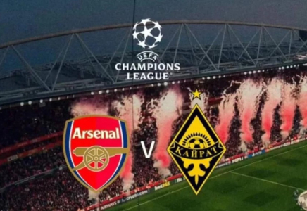 Чемпиондар лигасының соңғы турында “Қайрат” атақты “Арсеналға” қарсы матч өткізеді