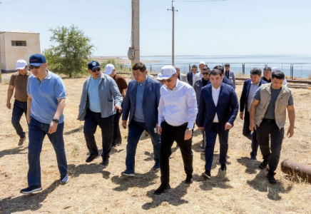 Премьер-министр Түркістан облысының су шаруашылығы инфрақұрылымының жағдайымен танысты