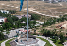 Түркістанда Мемлекеттік рәміздер күніне орай ту көтеру рәсімі өтті