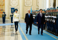 Тоқаев Моңғолия президентін Ақордада қарсы алды