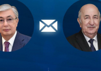 Мемлекет басшысы Алжир президентіне құттықтау жеделхатын жолдады Мемлекет басшысы Алжир президентіне құттықтау жеделхатын жолдады