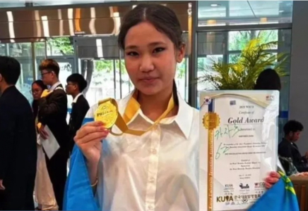 Алматылық оқушы БҰҰ штаб-пәтерінде әлемнің үздік 3 жас инноваторының қатарына енді