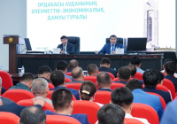 Нұралхан Көшеров Ордабасы ауданының активімен кездесу өткізді