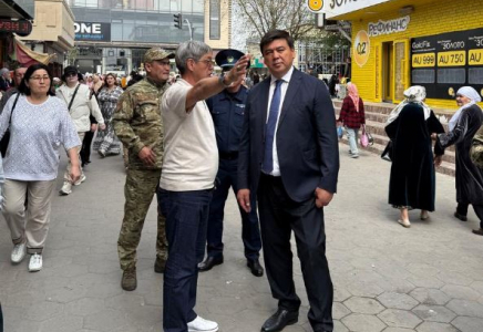 Түркістан базарларындағы қауіпсіздік пен тазалық бақылауға алынды