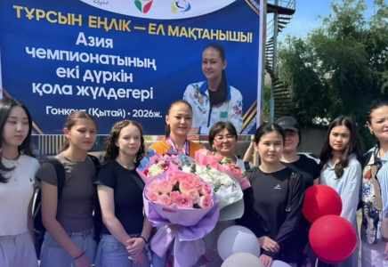 ​ШЫМКЕНТТІК ГИМНАСТШЫ АЗИЯ ЧЕМПИОНАТЫНЫҢ ҚОЛА ЖҮЛДЕСІН ҰТЫП АЛДЫ