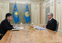 Мемлекет басшысы Еңбек және халықты әлеуметтік қорғау министрі Асқарбек Ертаевты қабылдады