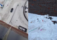 Астанада альпинист салынып жатқан тұрғын үйдің шатырынан құлады (видео)