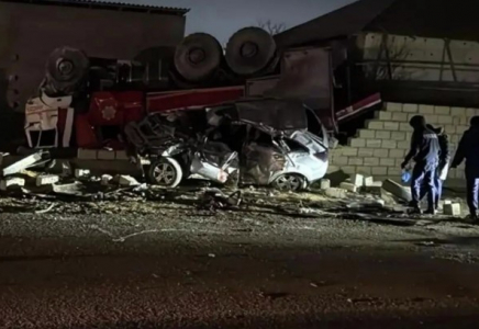 Маңғыстау облысында өрт сөндіру көлігімен болған жол апатында екі адам көз жұмды