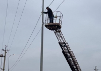 ТҮРКІСТАН: Сайрамда электр желілері жаңартылып жатыр